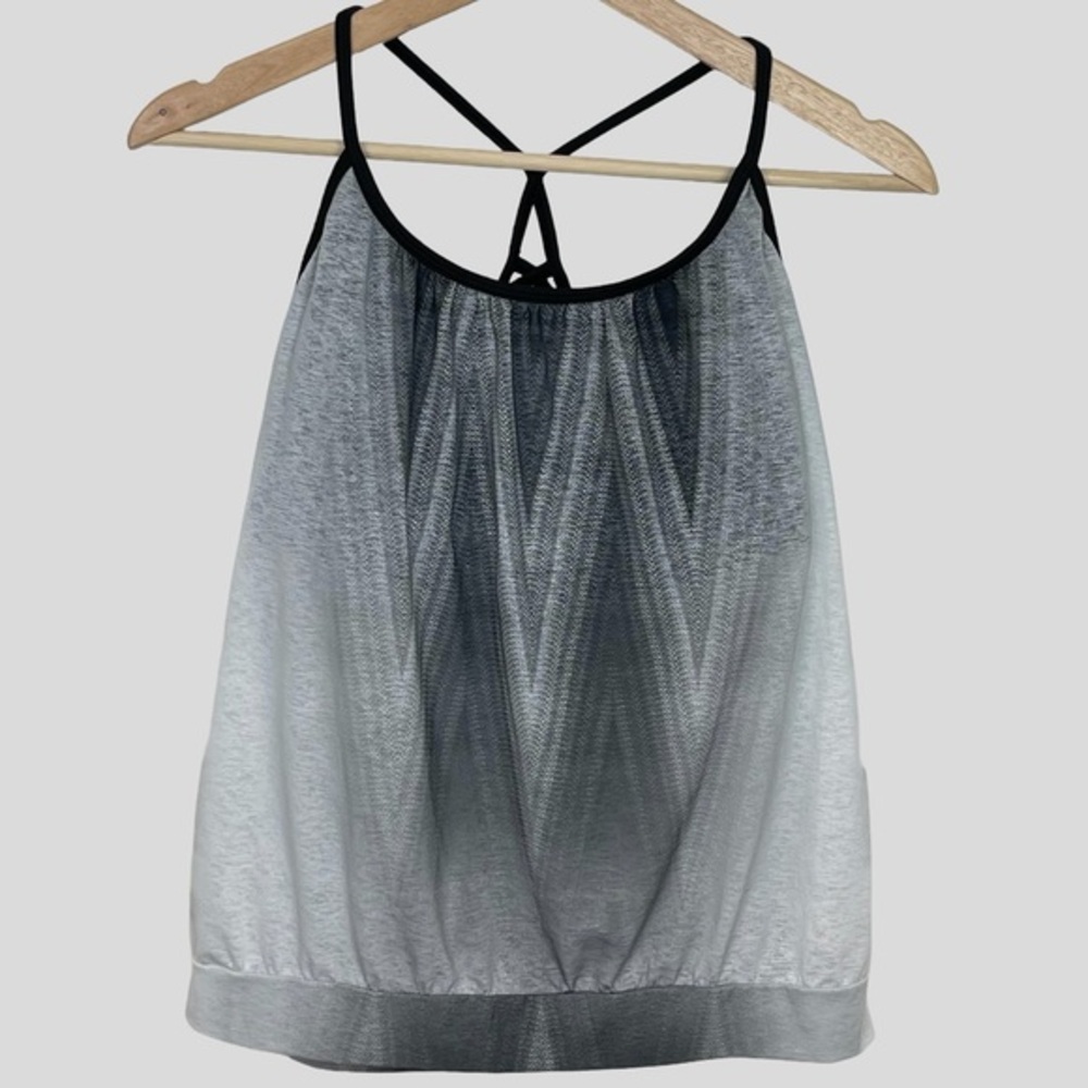 Prana Meadow Active Tank Top Black / White M